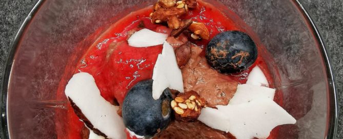 Chia pudding med kaffe og sjokolade