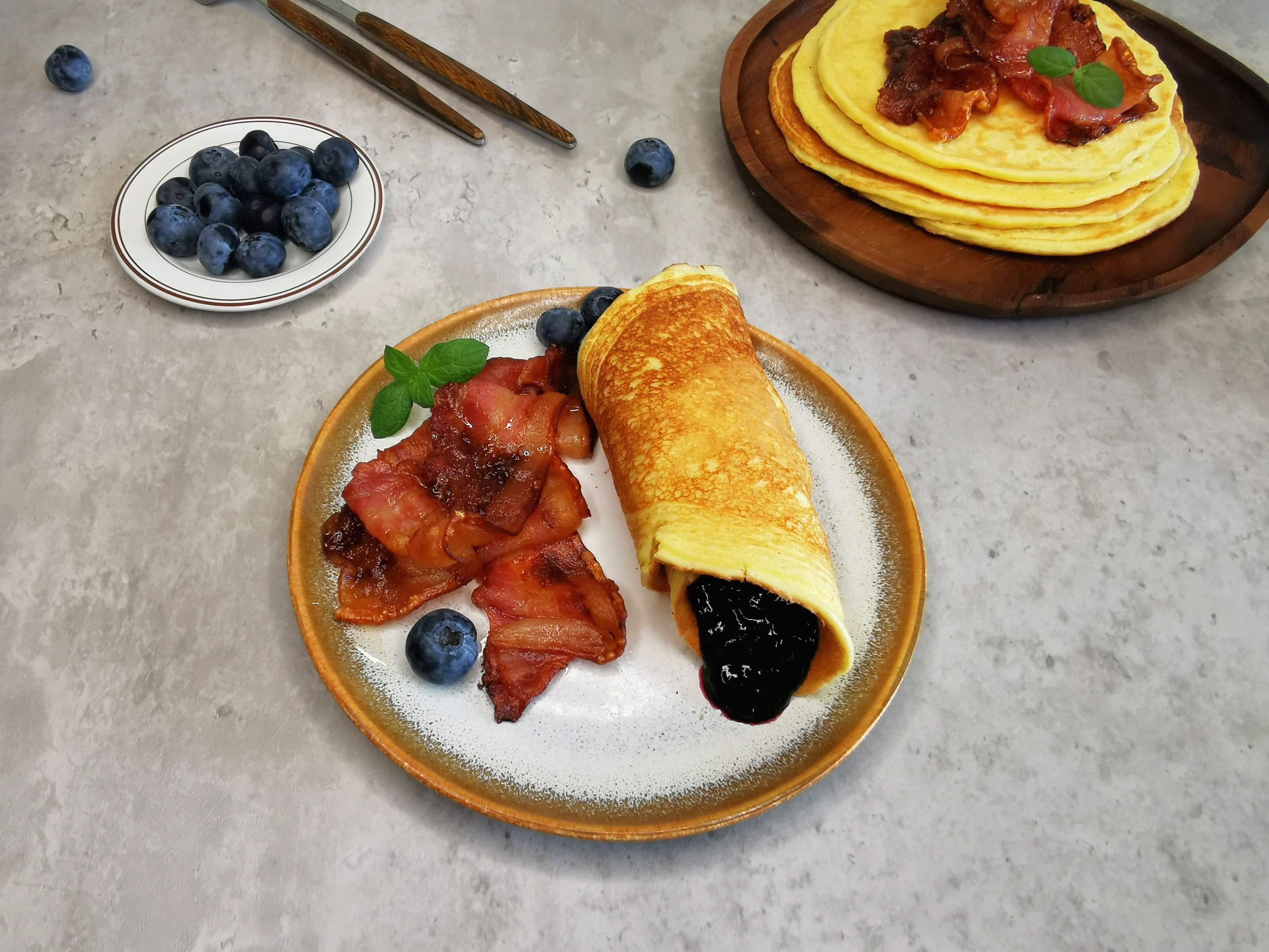 Lavkarbo proteinpannekaker