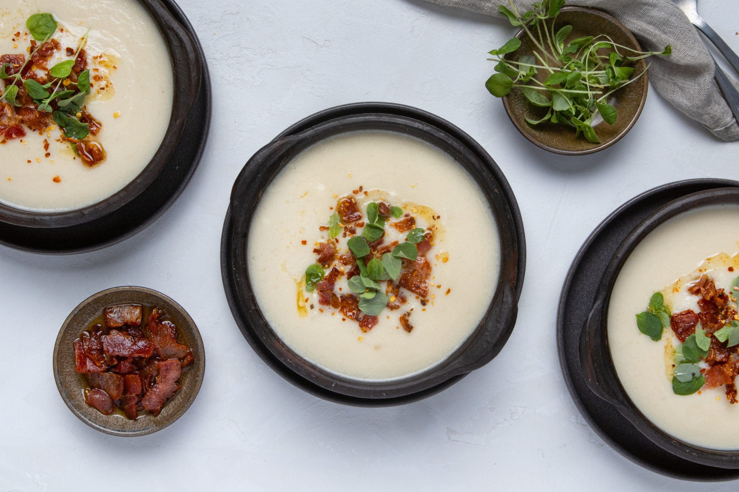 Lavkarbo blomkålsuppe