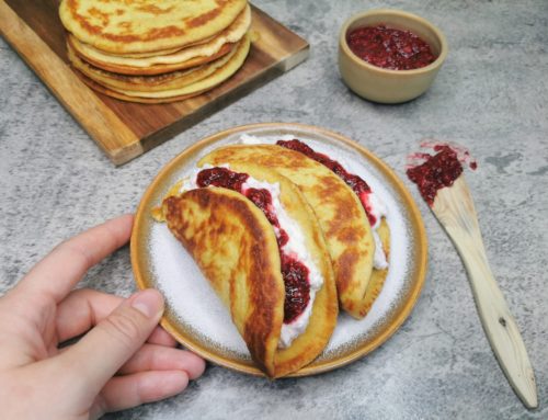 Lavkarbo pannekaker, flere varianter