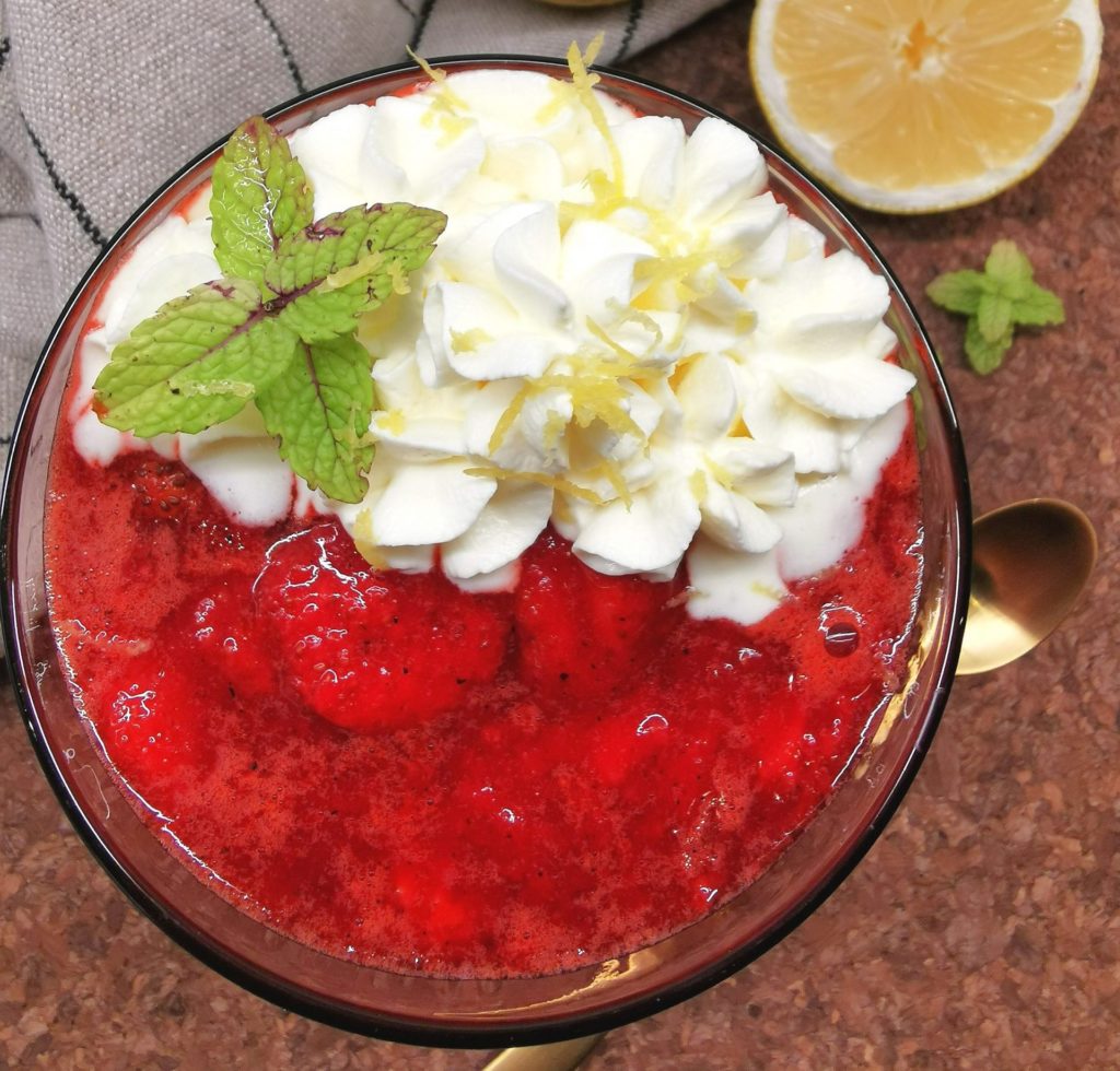 Lavkarbo jordbærkompott