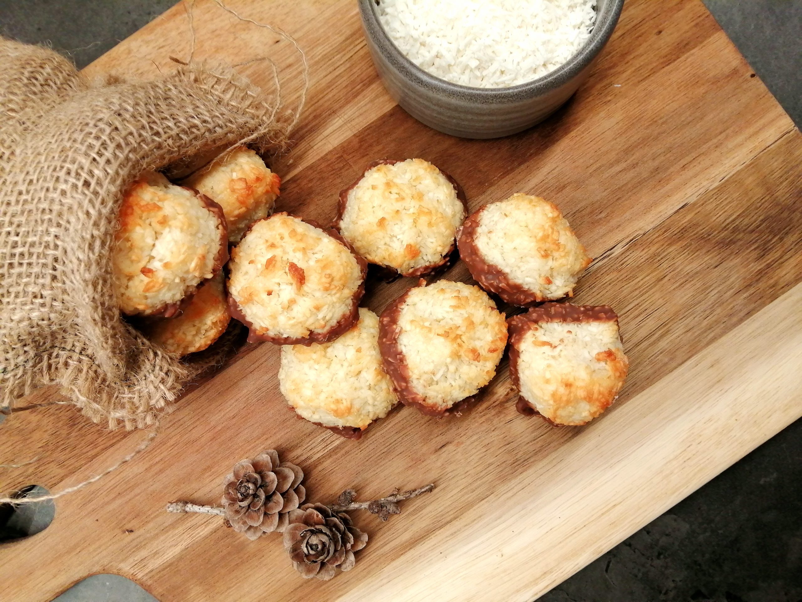 Lavkarbo kokosmakroner