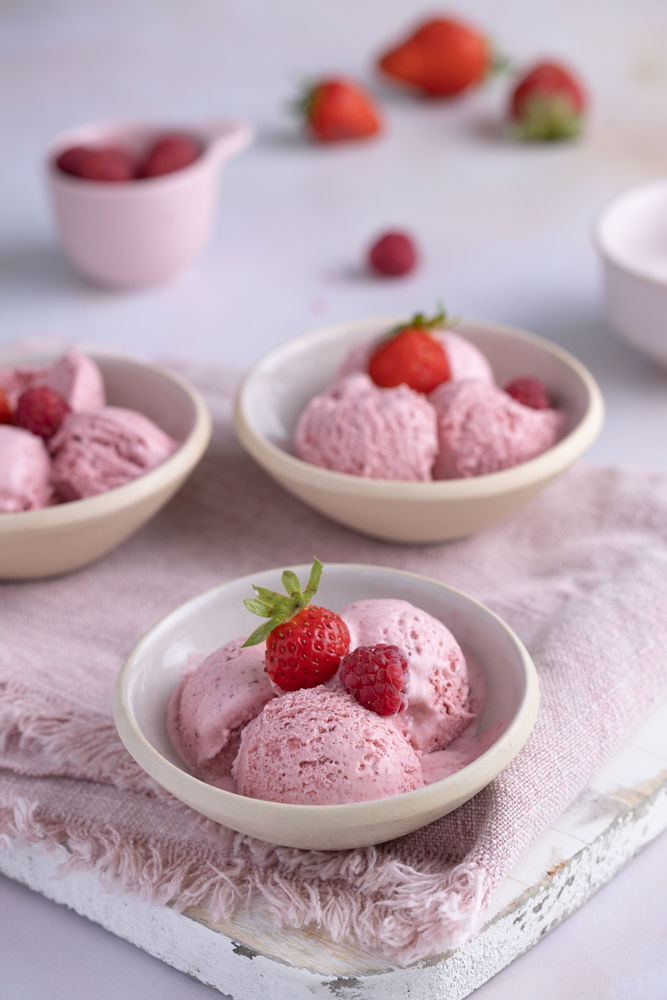 Lavkarbo jordbæris. Foto: Aina Sjo.