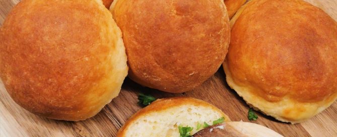 Lavkarbo lyse rundstykker