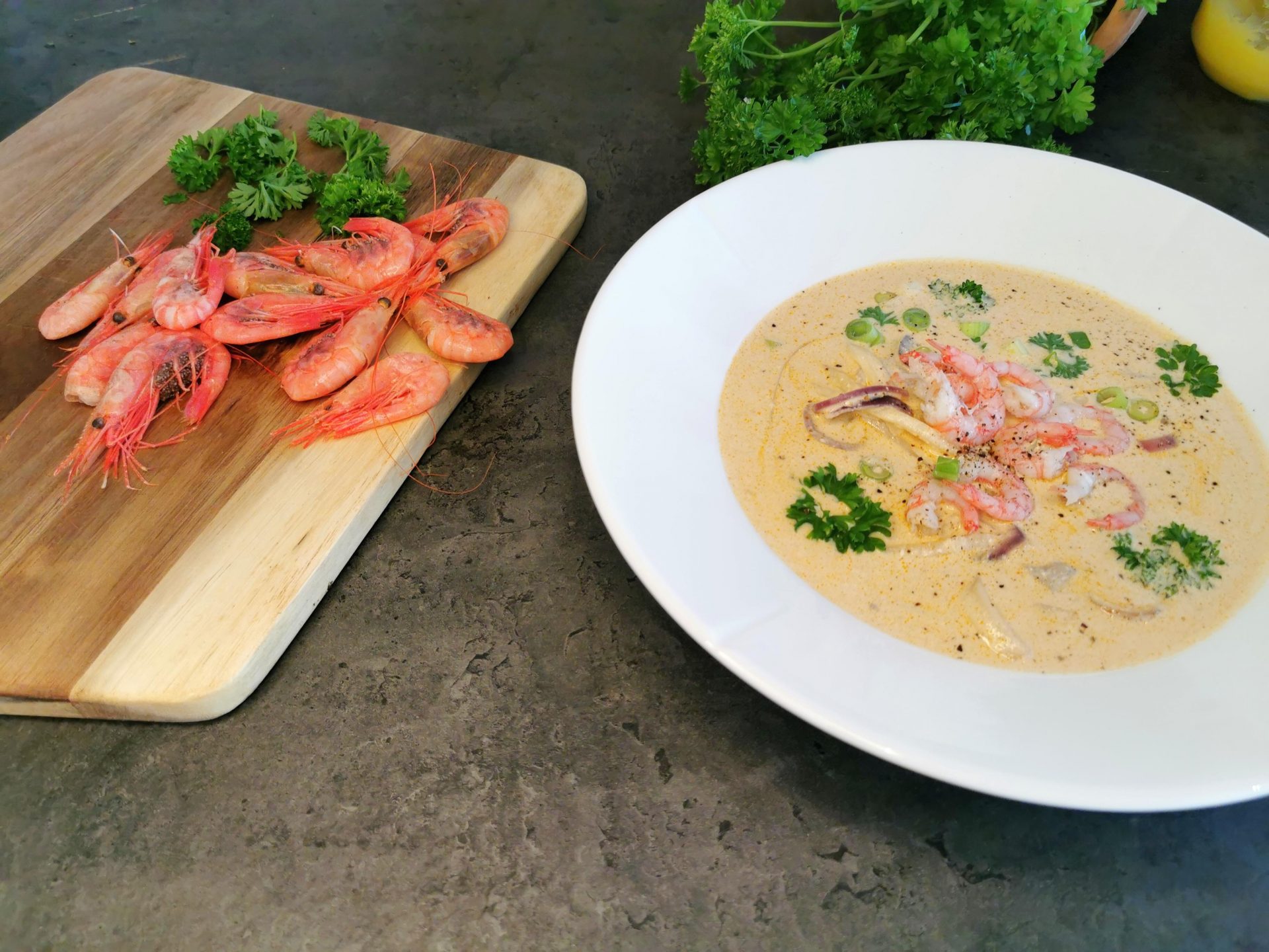 Lavkarbo sjømatsuppe