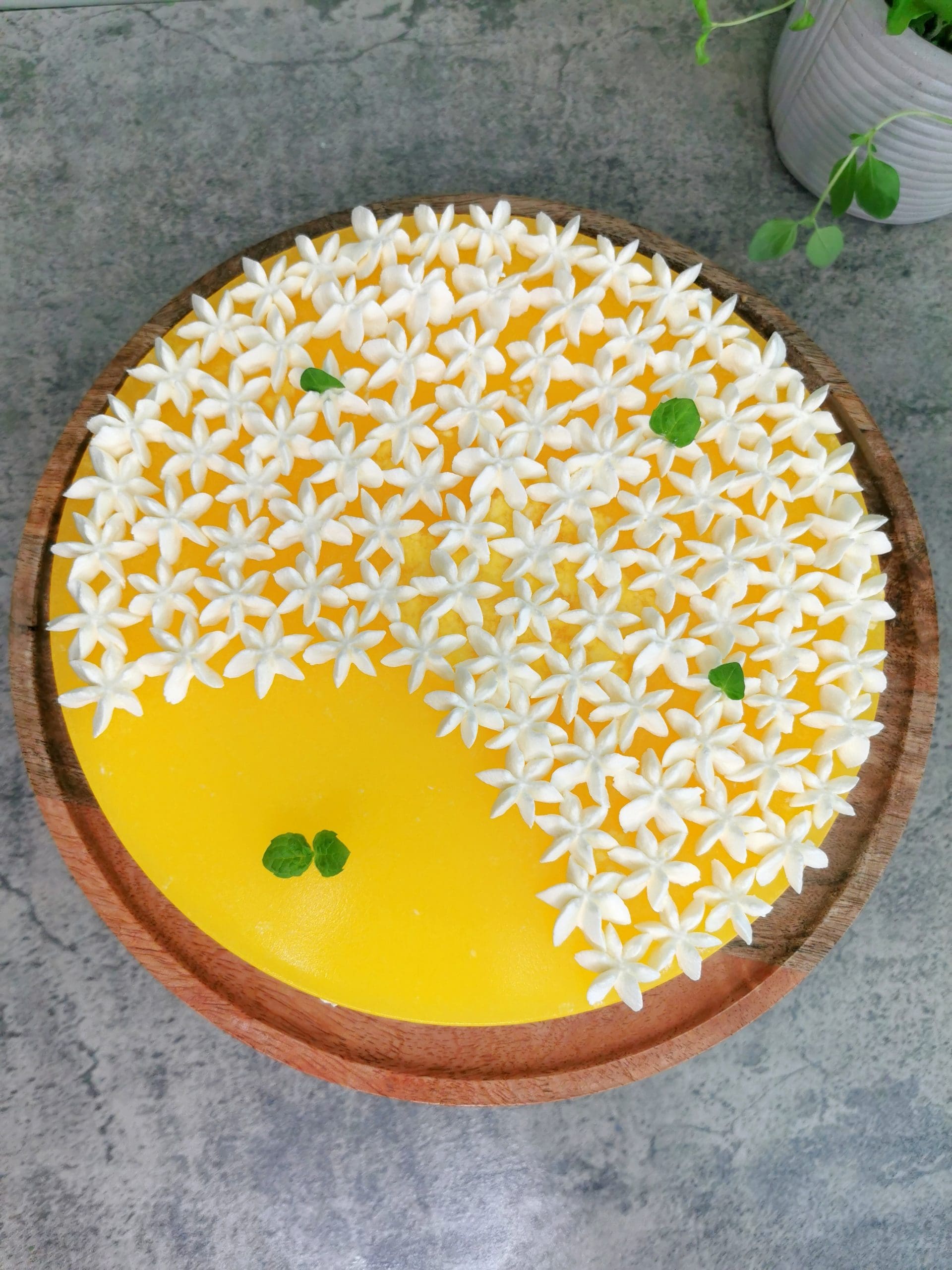 Lavkarbo sitron ostekake med gelélokk