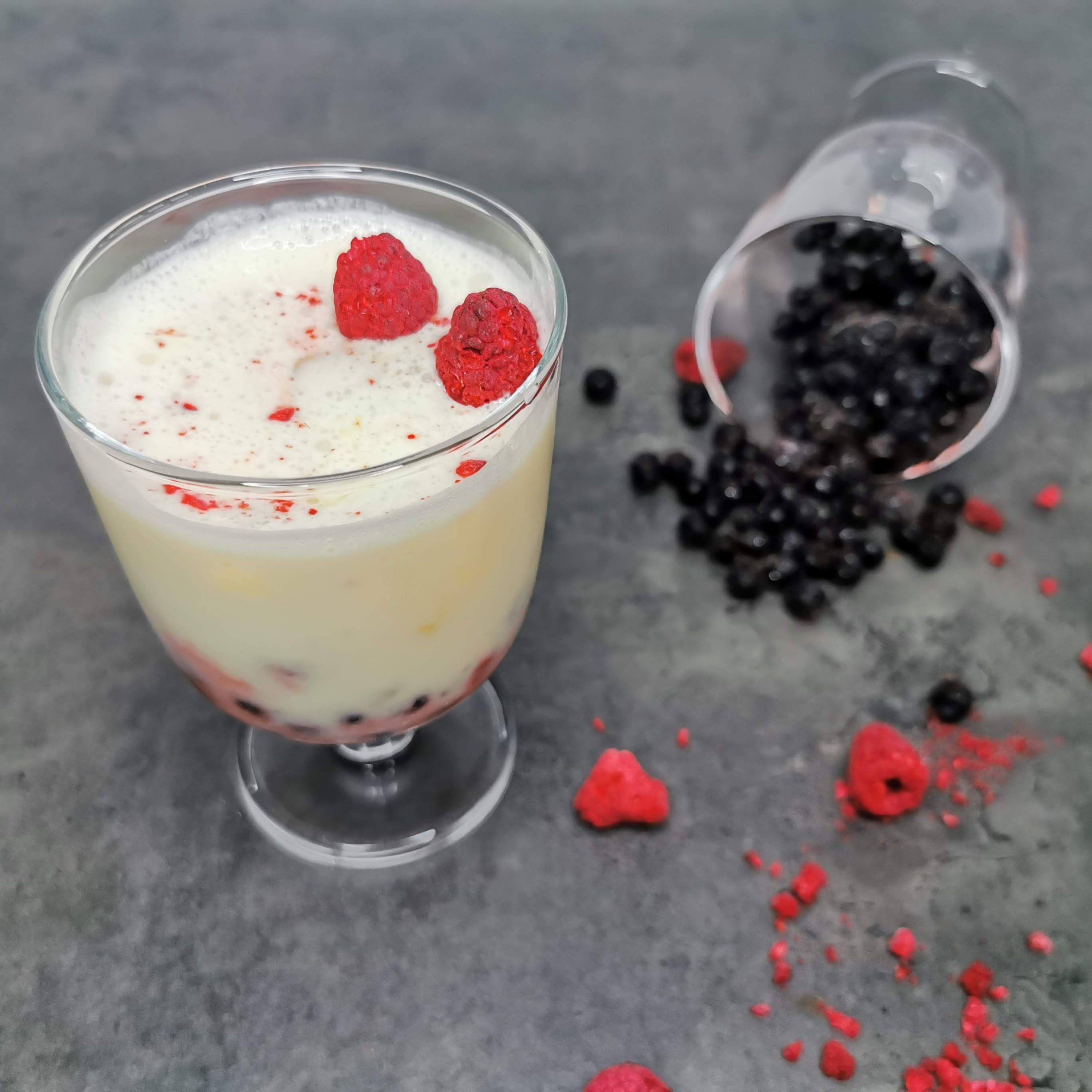 Lavkarbo vegansk bubble shake