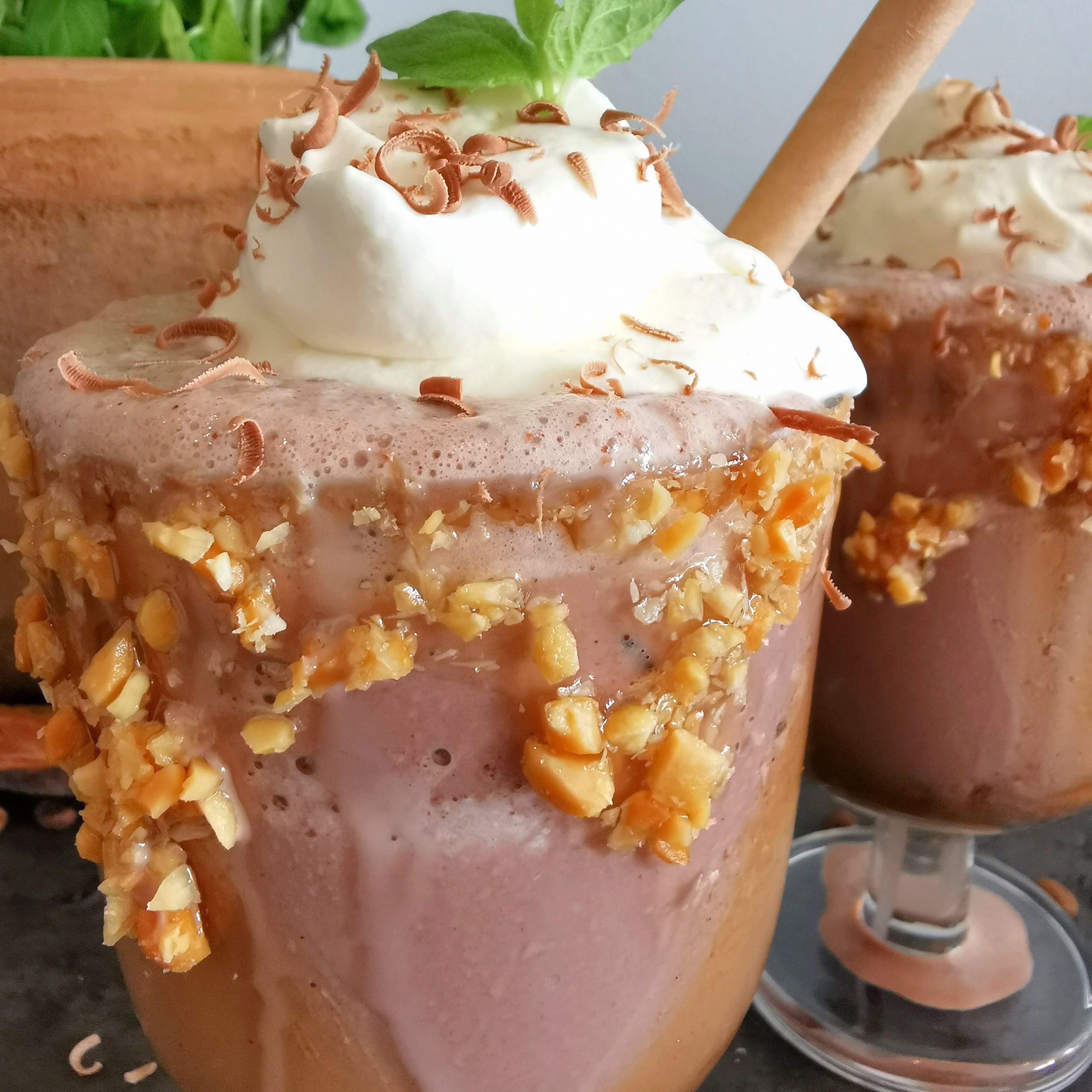 Lavkarbo kaffe mocca milkshake