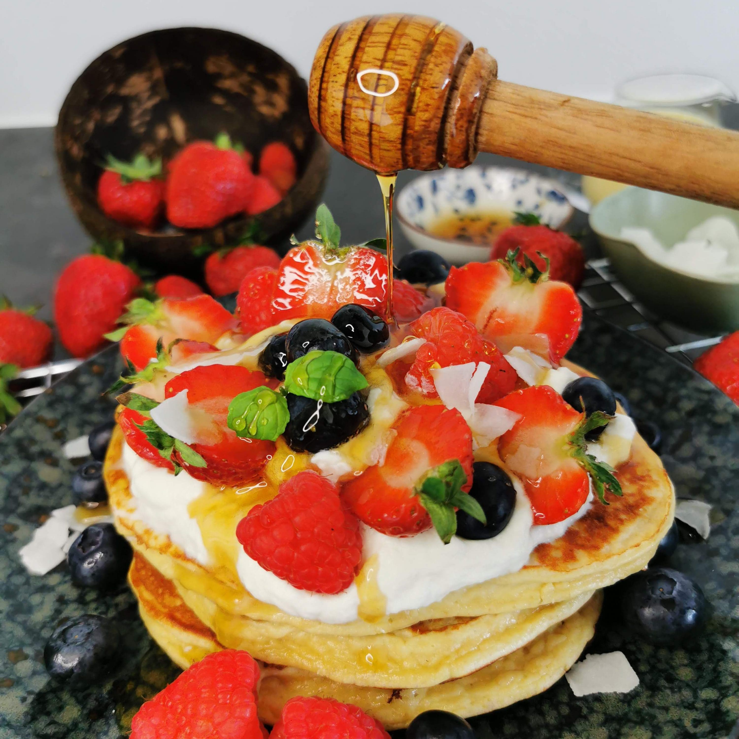 Monster lavkarbo pannekaker