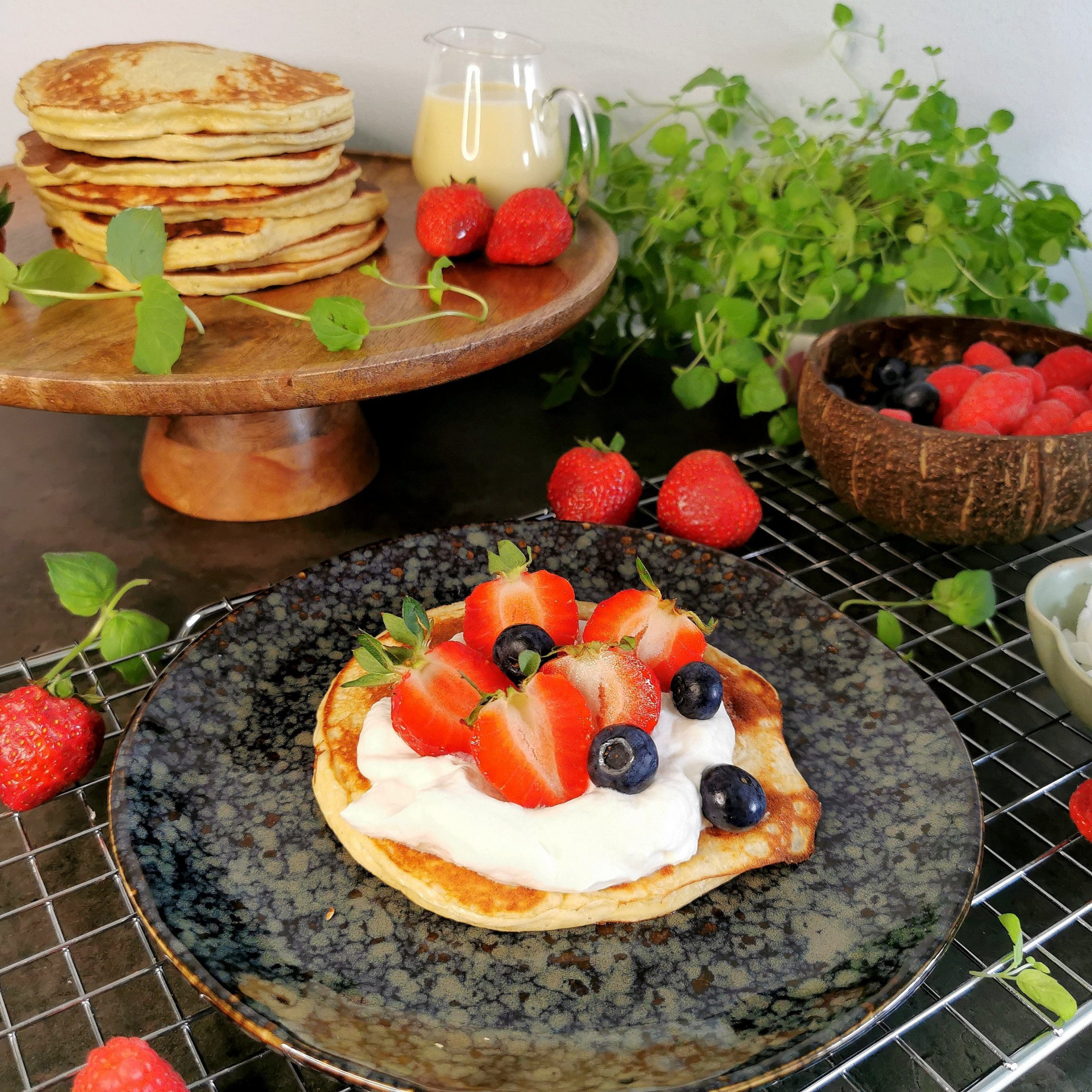 Monster lavkarbo pannekaker