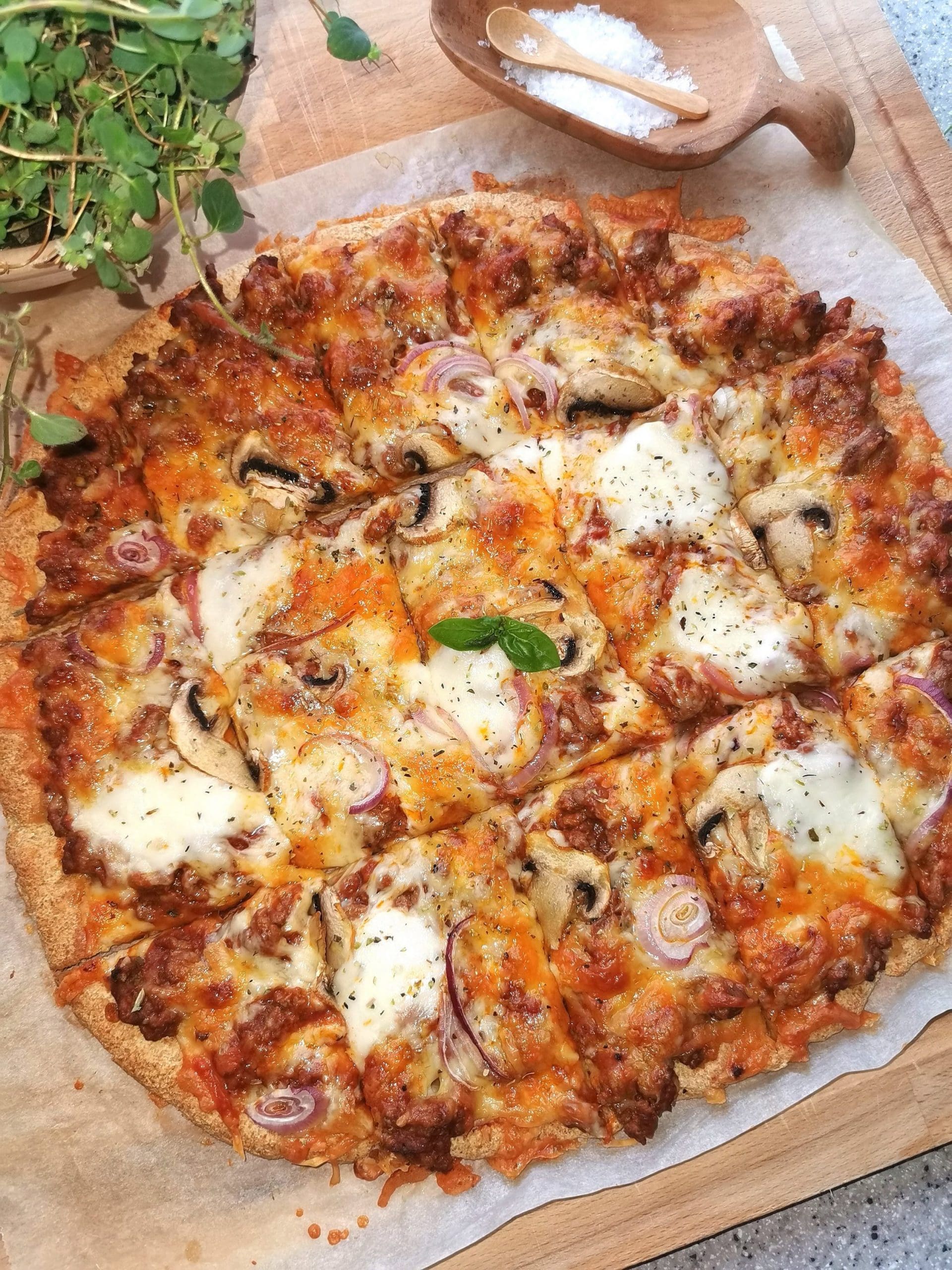 Klassisk langpannepizza