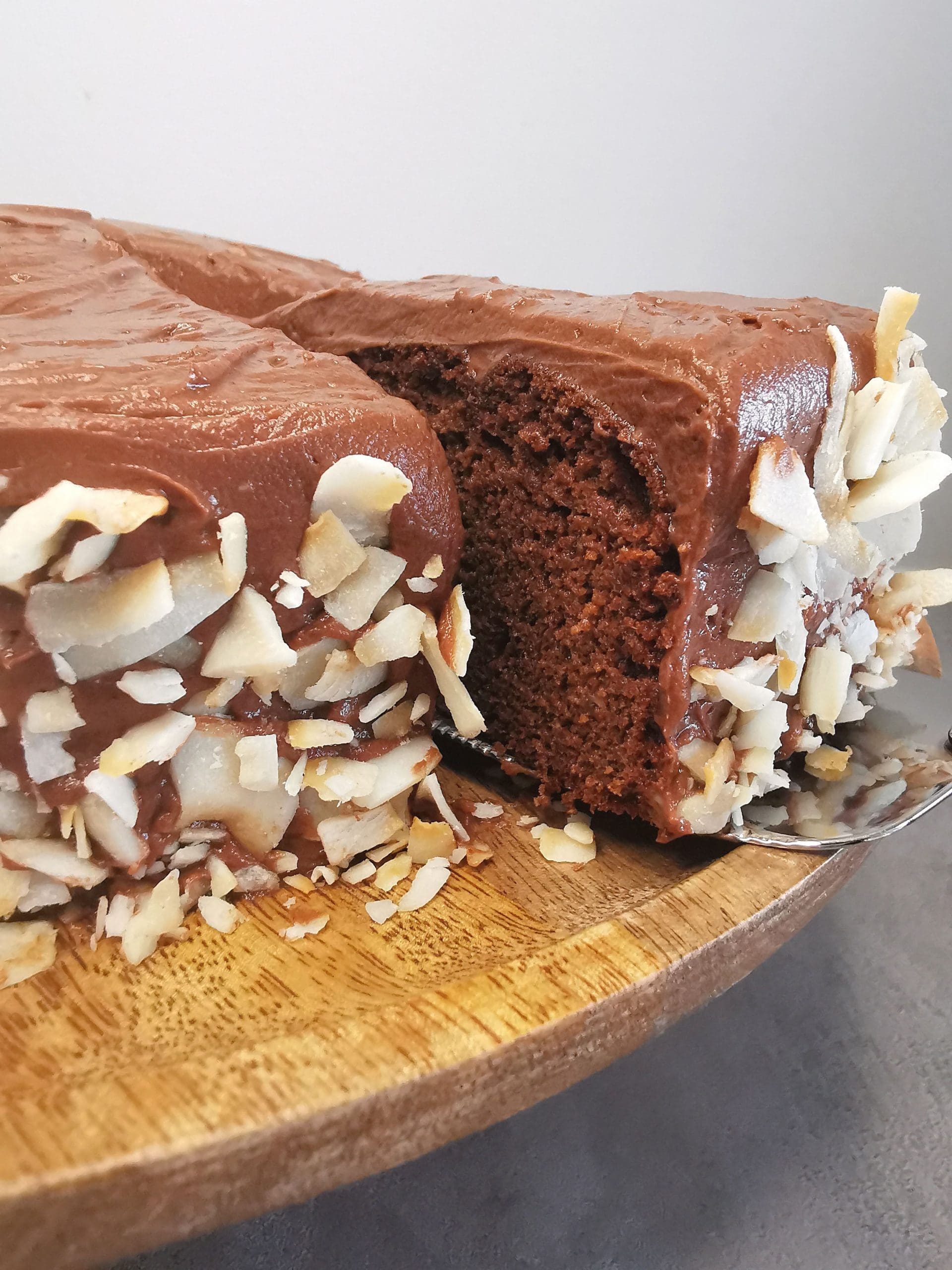 Lavkarbo sjokoladekake med sjokoladekrem