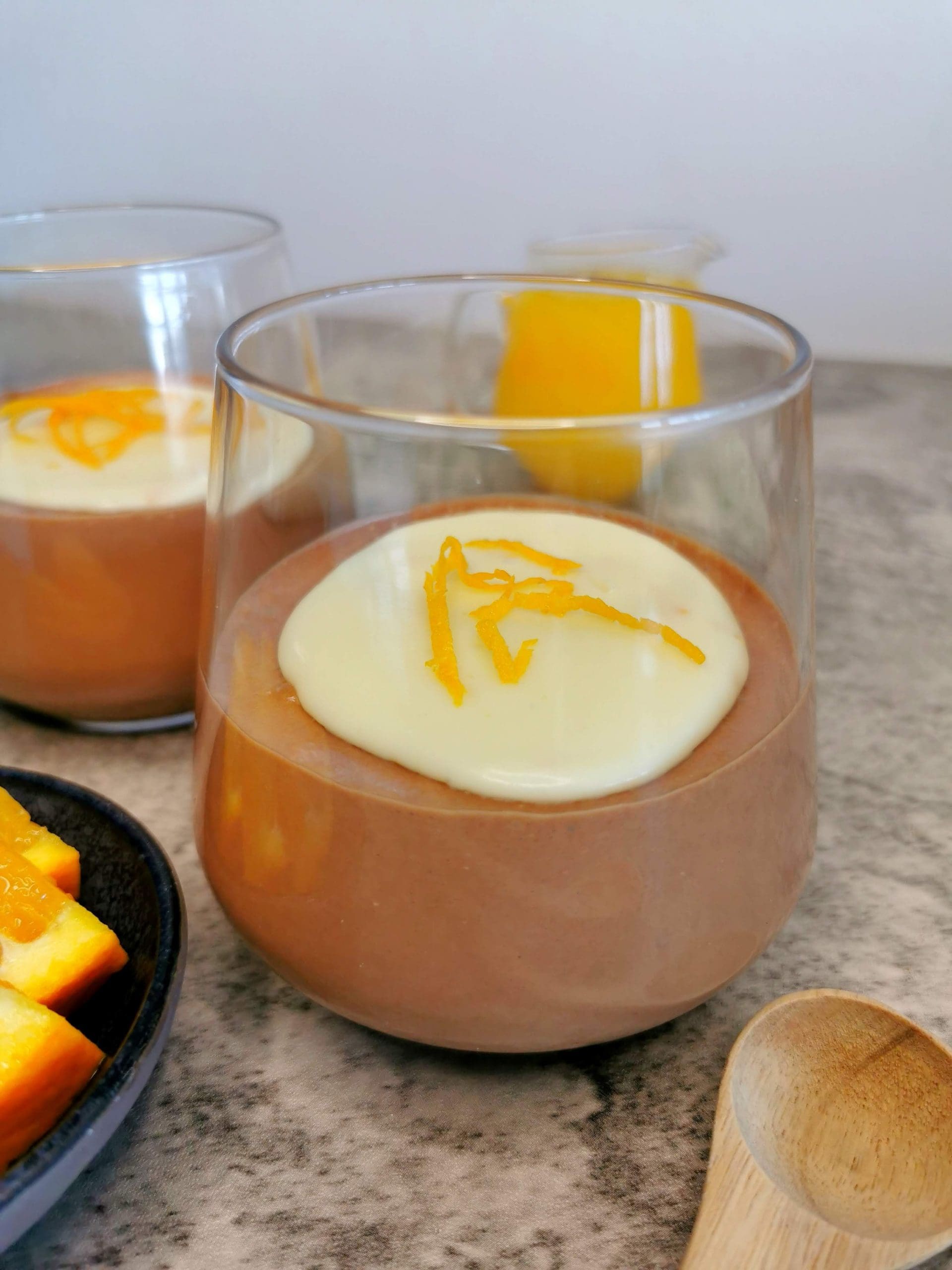 Lavkarbo appelsin- og sjokolademousse