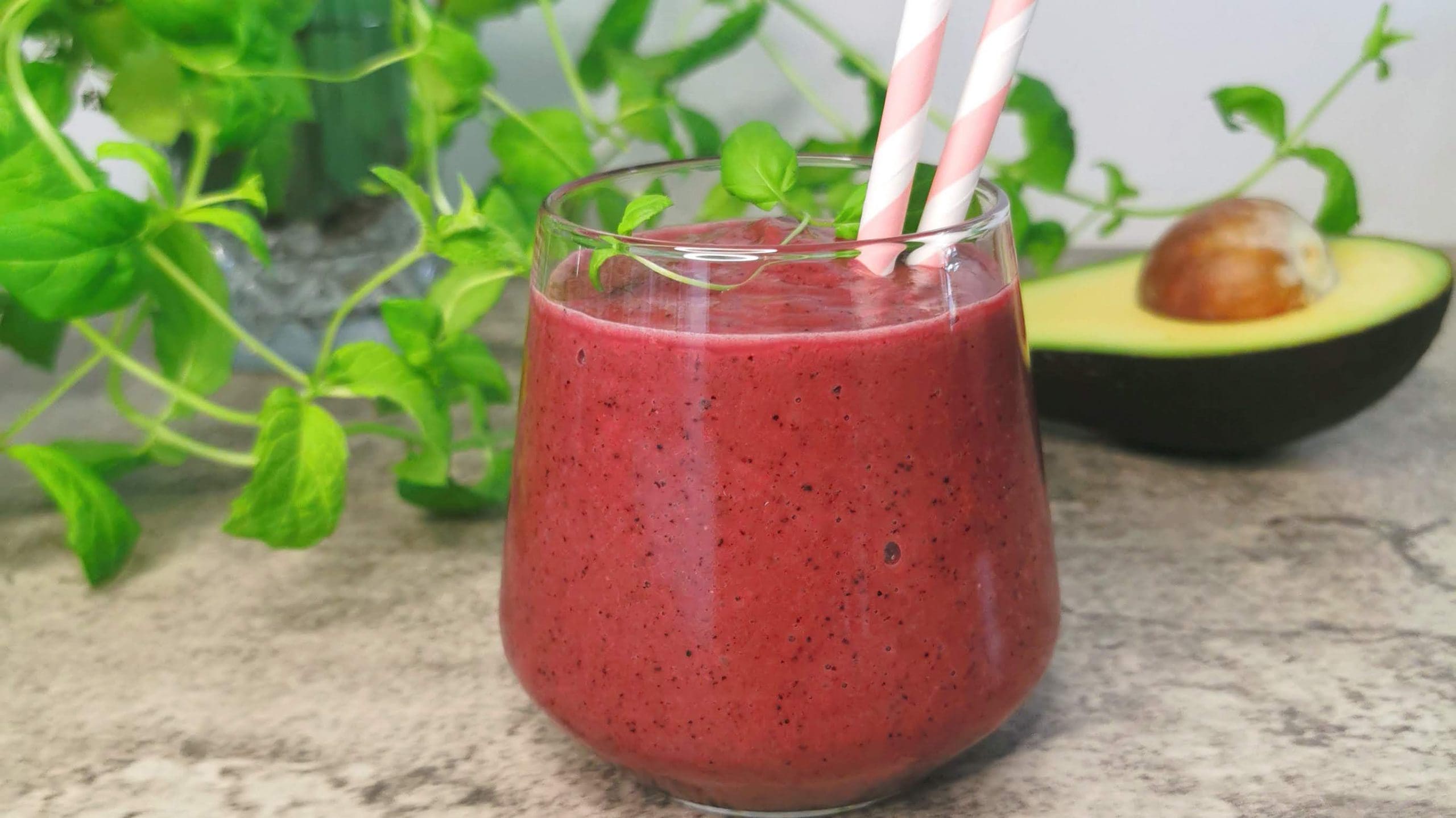 Lavkarbo blåbærsmoothie