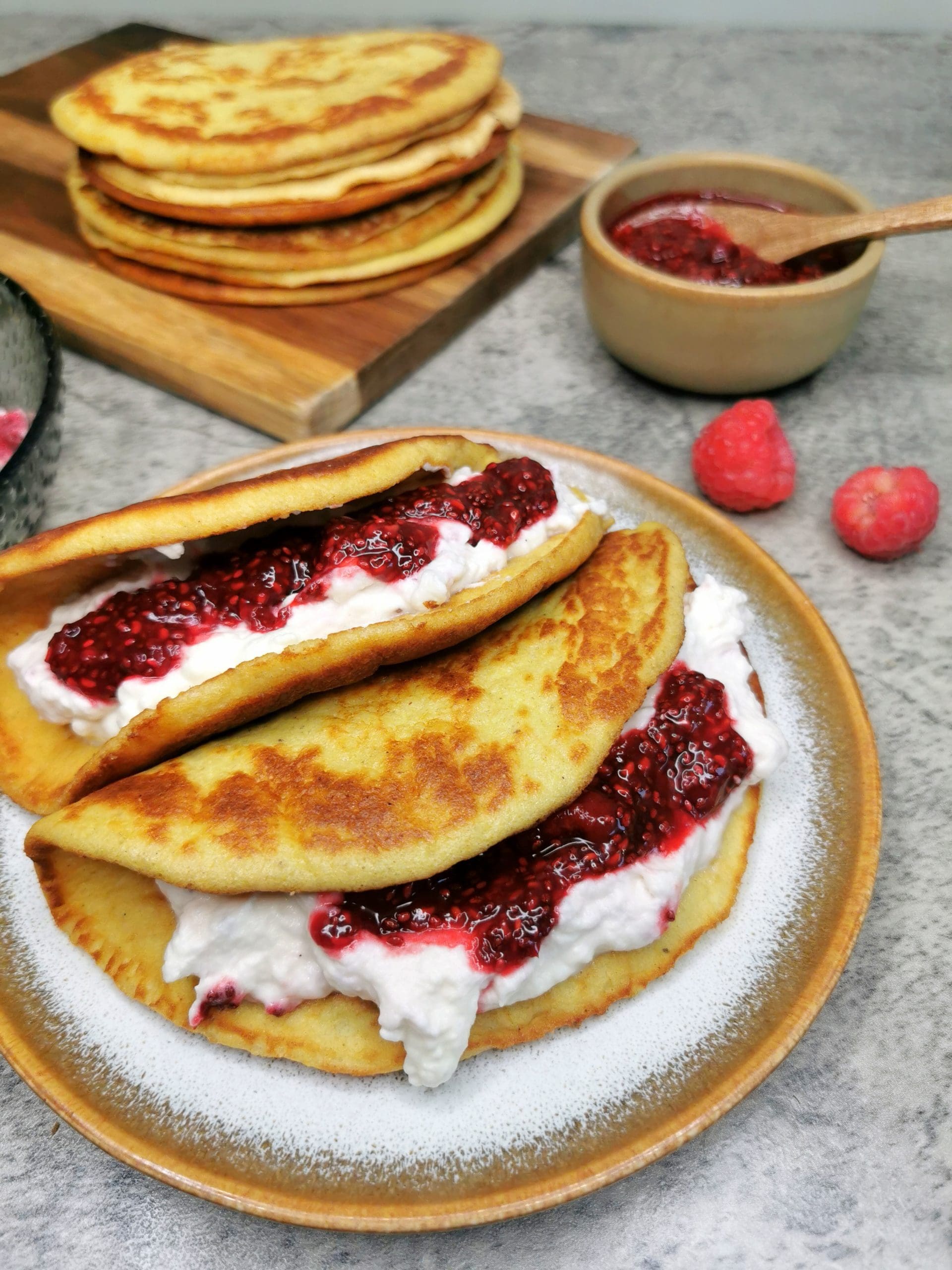 Lavkarbo dessertpannekaker