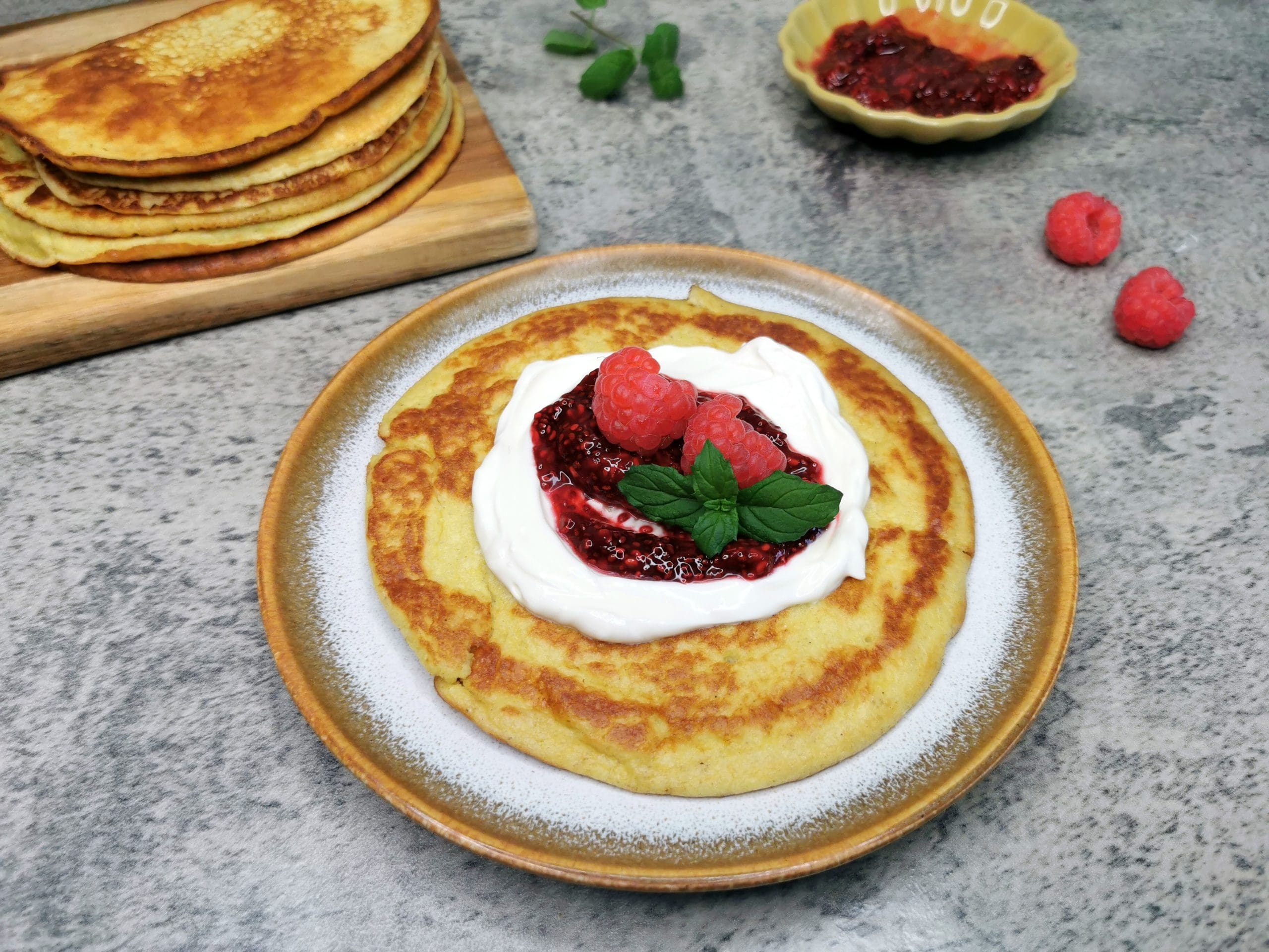 Lavkarbo dessertpannekaker