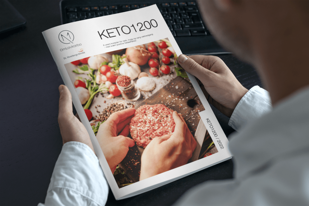 Kostplanen Keto1200 kommer både som fysisk hefte og som e-bok. Du finner den på <strong><a href="https://omlavkarbo.no/produkt/keto1200-spiralhefte/" target="_blank" rel="noopener">omlavkarbo.no</a></strong>.