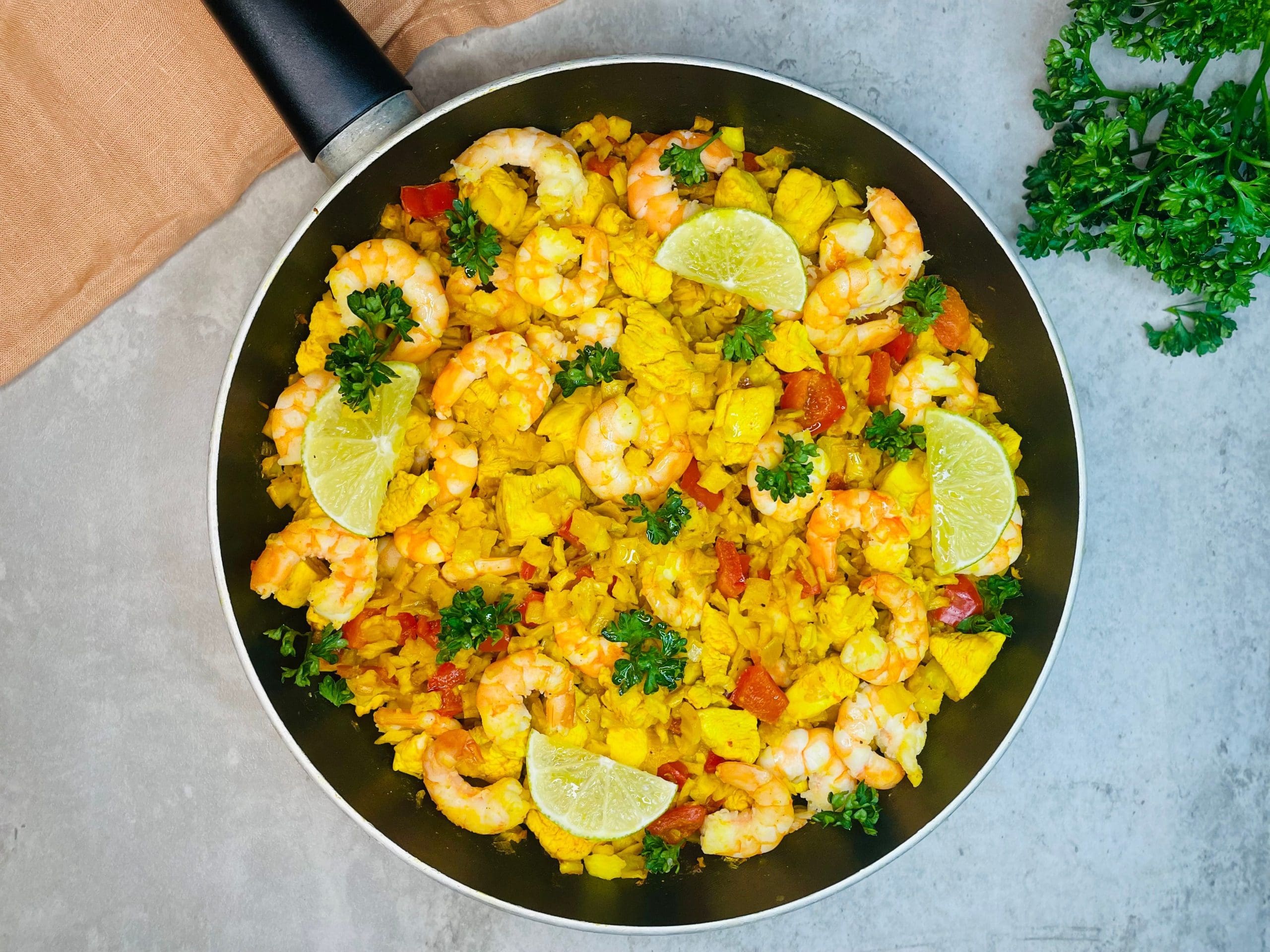 Lavkarbo paella, spansk nasjonalrett