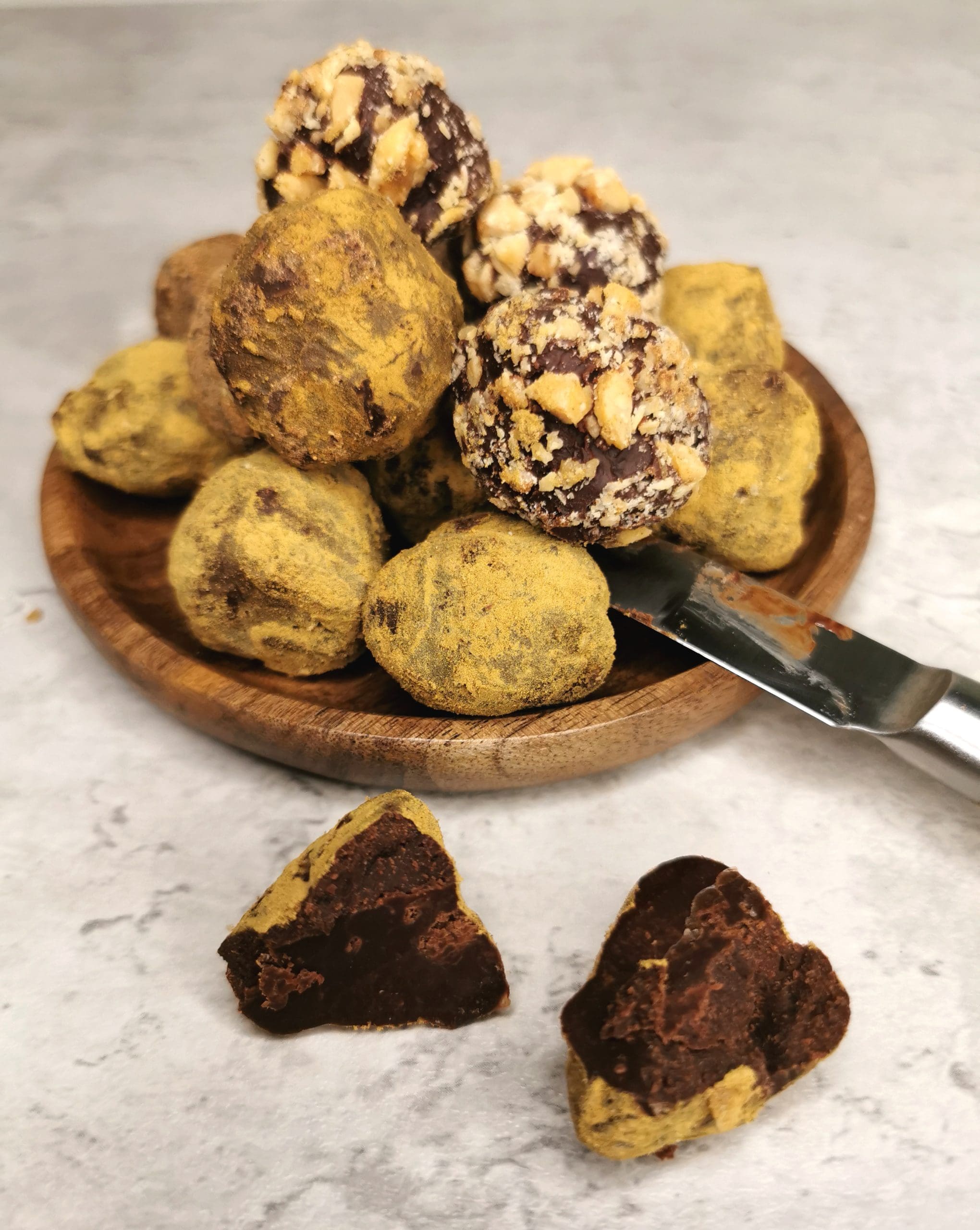 Lavkarbo sjokoladetrøfler