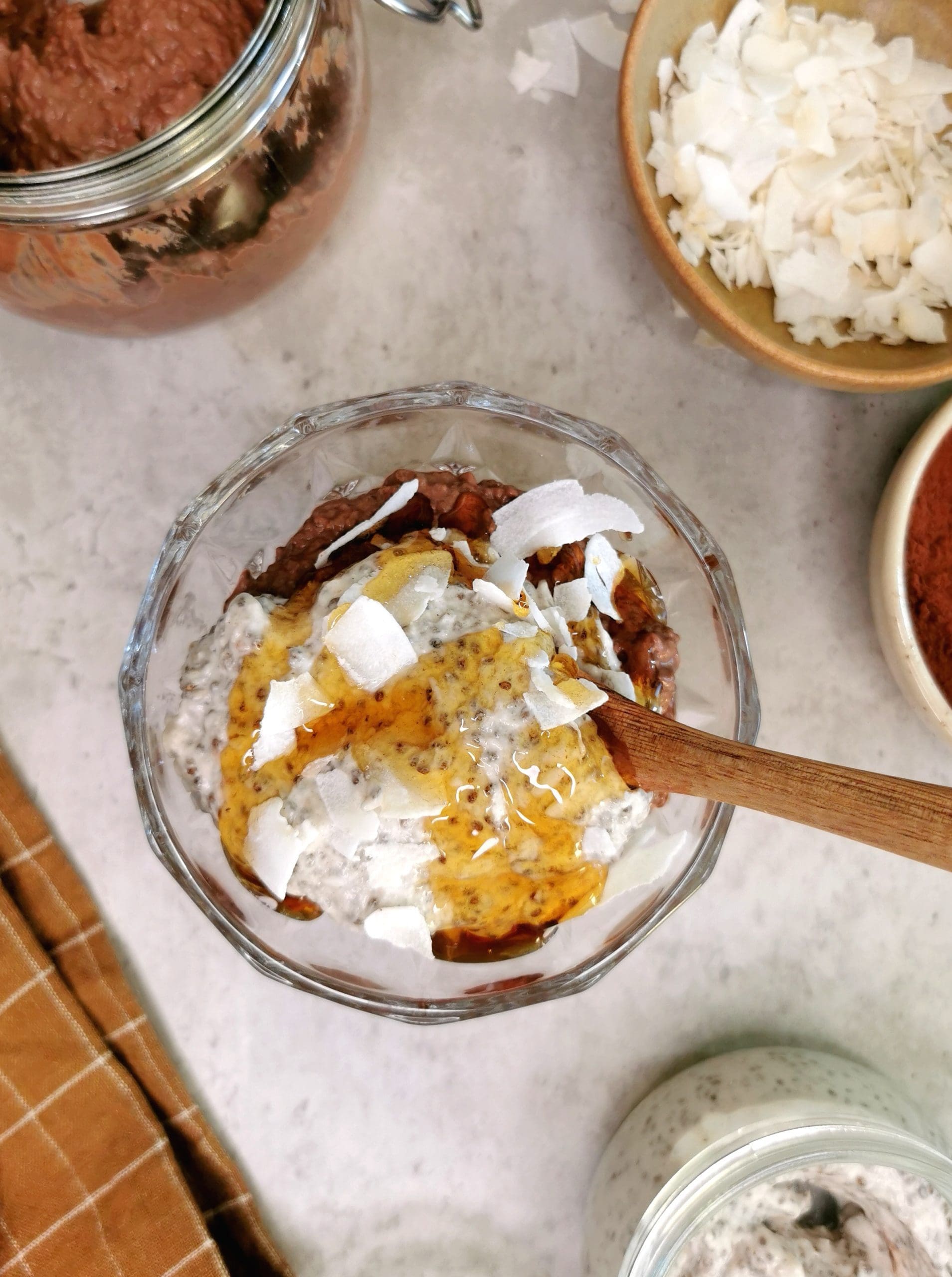 Lavkarbo Bounty chiapudding