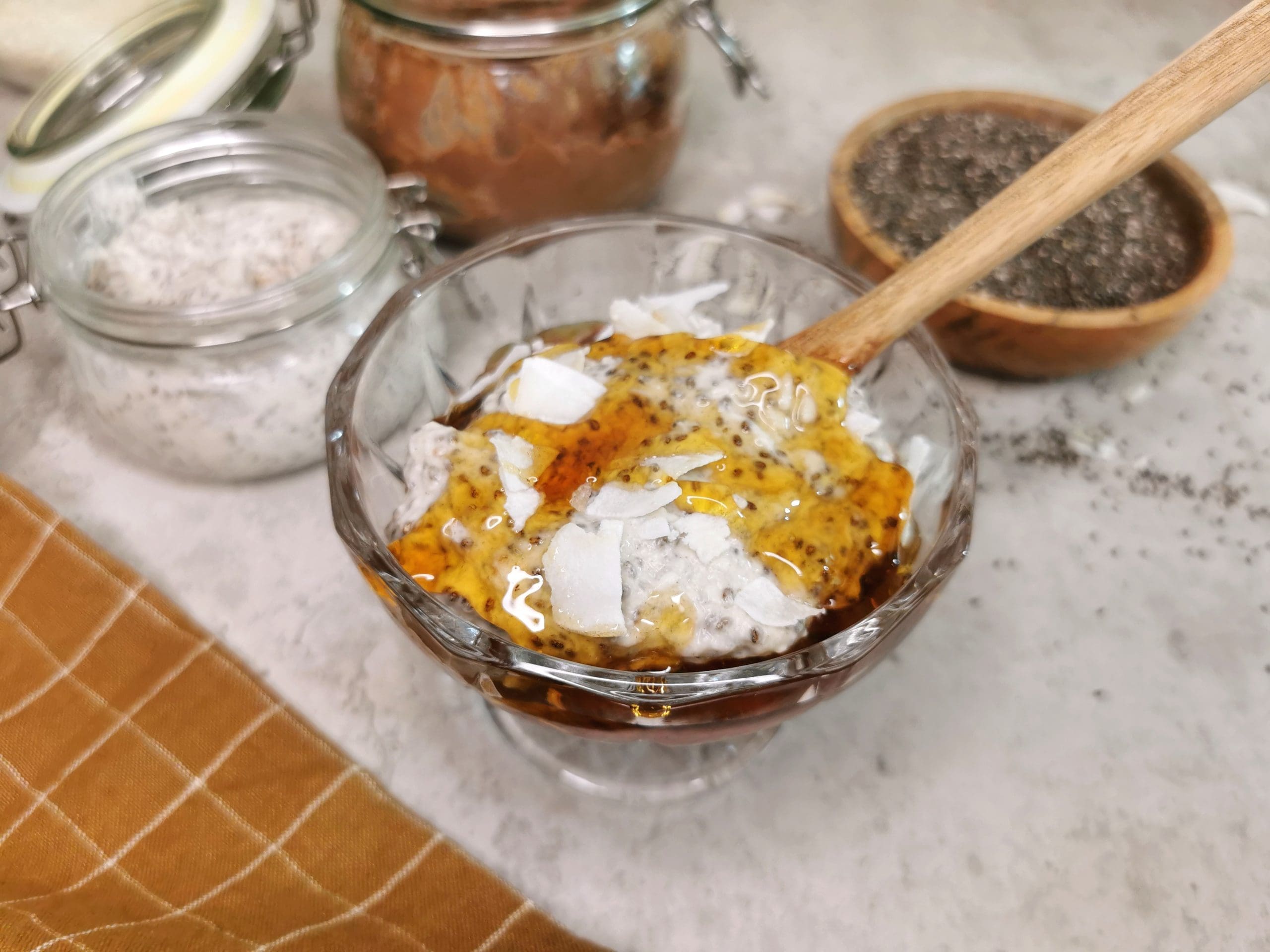 Lavkarbo Bounty chiapudding