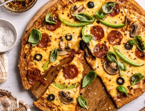 Lavkarbo pizza med pepperoni (Ketokokeboken)