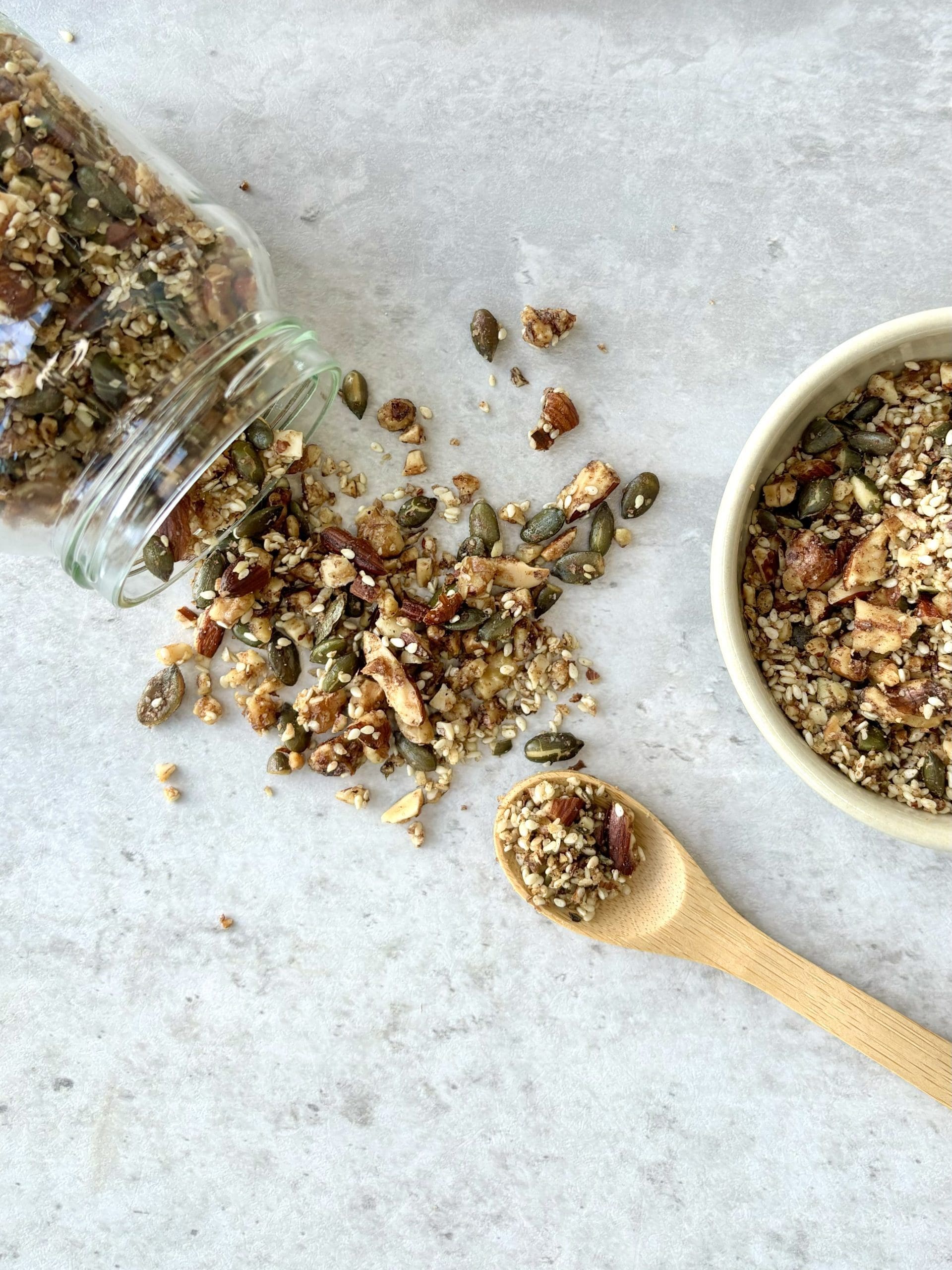 Lavkarbo nøttegranola