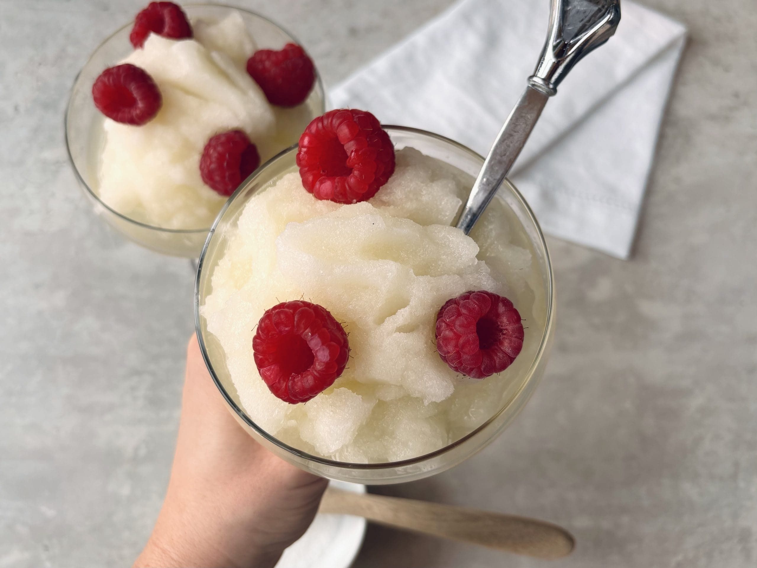 Lavkarbo melonsorbet. Foto, Marie Gundersen.