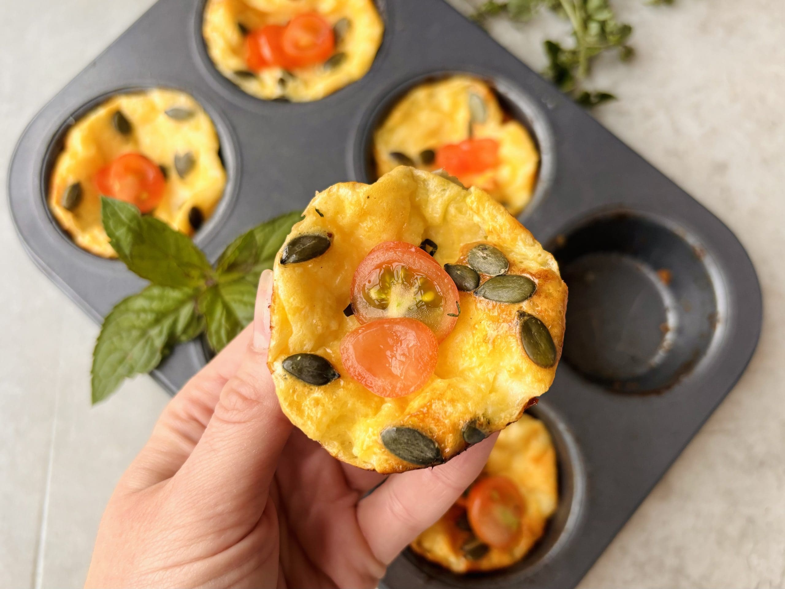 Lavkarbo frokostmuffins. Foto, Marie Gundersen.