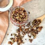 Lavkarbo granola uten nøtter. Foto, Marie Gundersen.